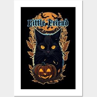 Little Friend of Witches in Halloween Posters and Art